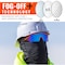 Ergodyne AEGR-AFASM, Safety Glasses, Anti-Scratch & Fog-Off+, Blue Mirror Lens, Orange Frame, Half-Frame AEGR-AFASM - alternate 4